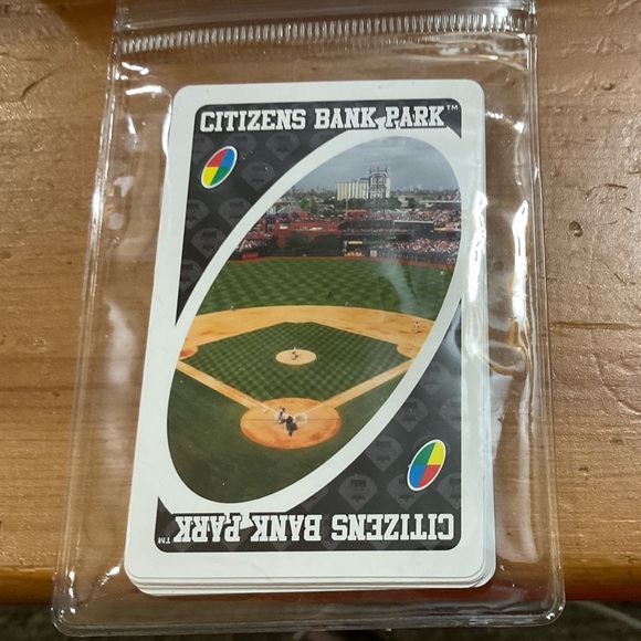 Fundex: Philadelphia Phillies on Uno cards mini pillow pet and 3 crocs charms. - Picture 9 of 12